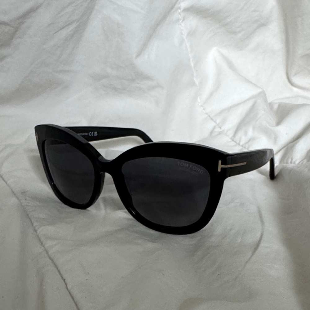 Tom Ford Black Oversized Sunglasses